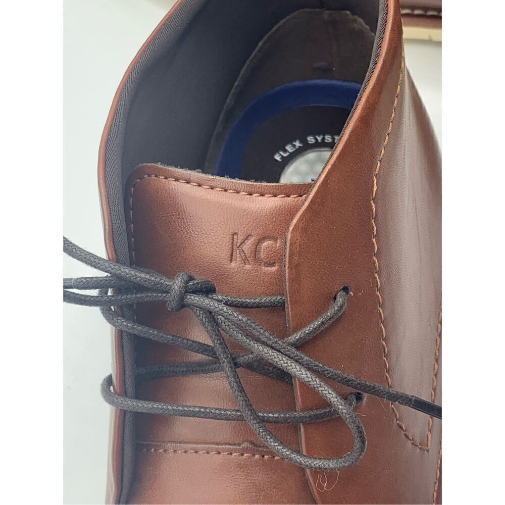 Kenneth Cole Men’s Reaction Klay Flex Chukka In Cognac Size 8.5 - Picture 9 of 12